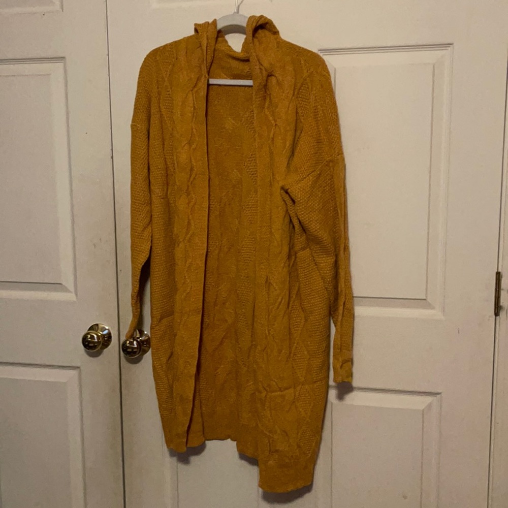 NWOT Knitted Maxi Sweater Cardigan